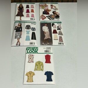 Sewing Pattern Lot Of 5 SIMPLICITY New Look Womens‎ Spring Summer Fall Outfits
